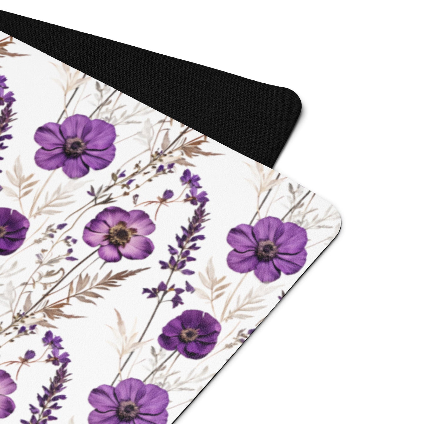 Purple Wildflowers Yoga Mat - Yoga Mat - Discovery Co.