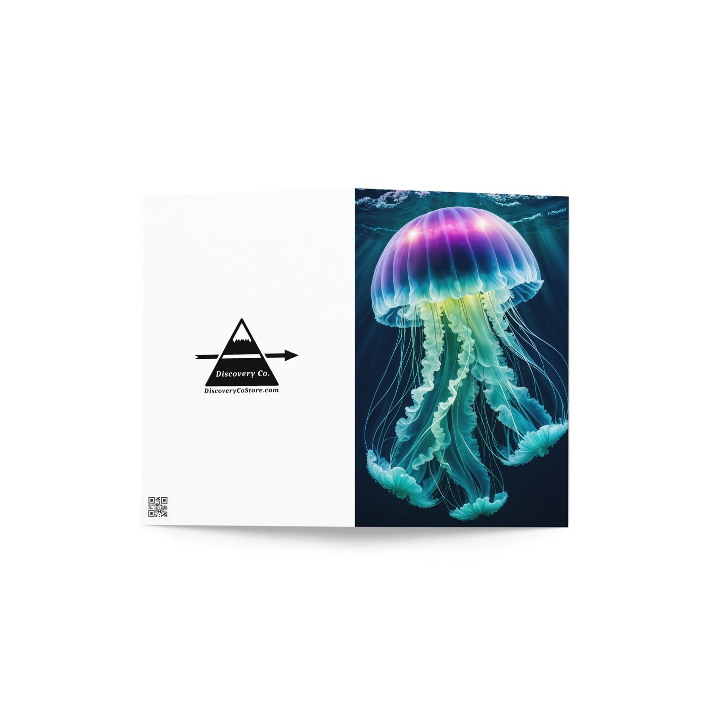 Rainbow Jellyfish Greeting Card - Greeting Card - Discovery Co.