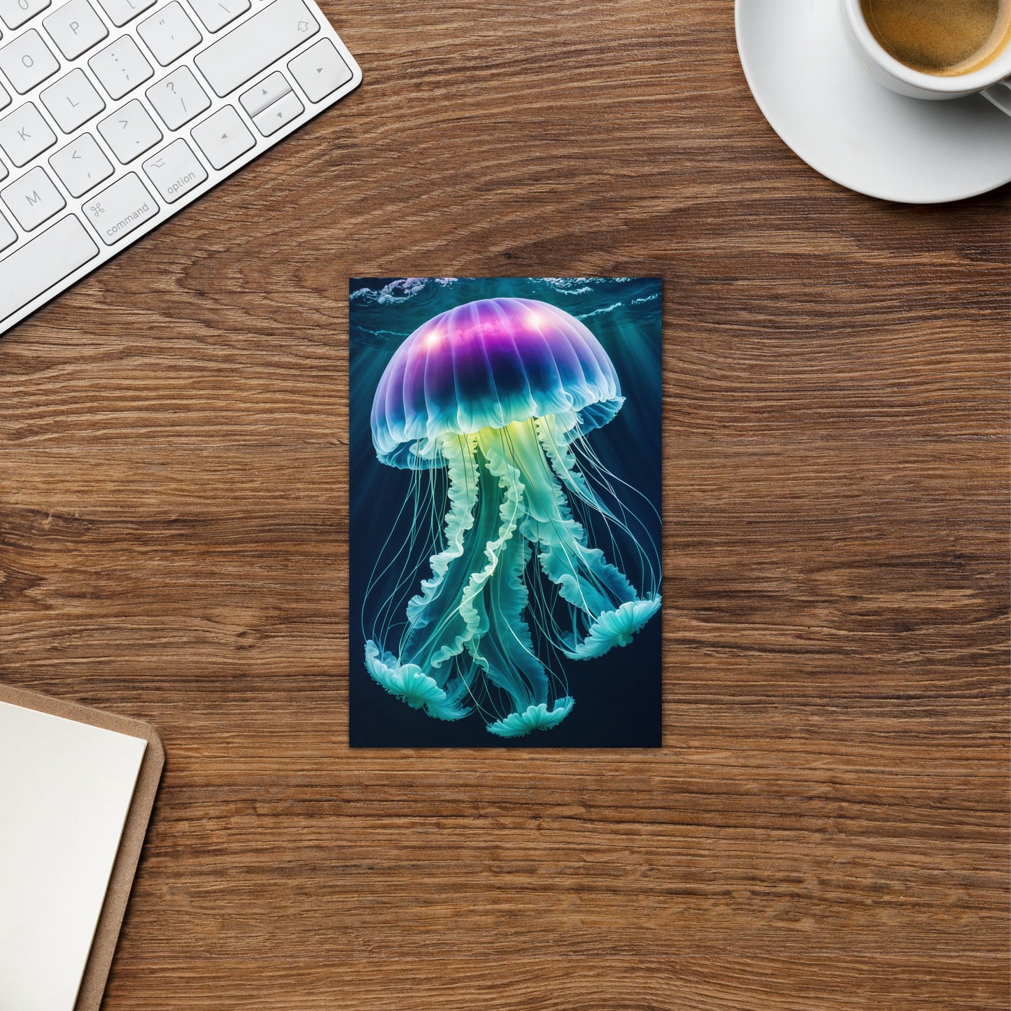 Rainbow Jellyfish Greeting Card - Greeting Card - Discovery Co.
