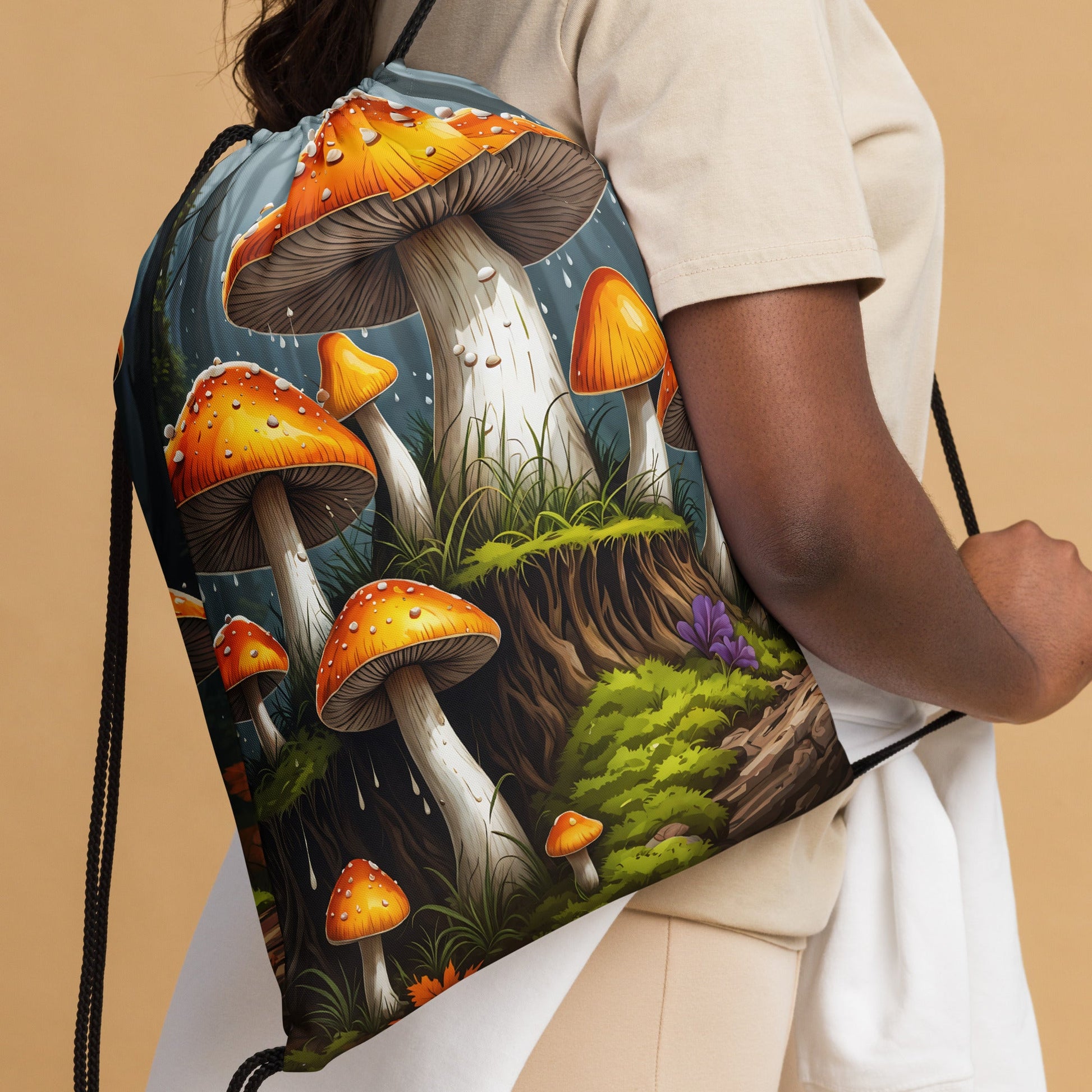 Rainy Day Drawstring Bag - Drawstring Bag - Discovery Co.