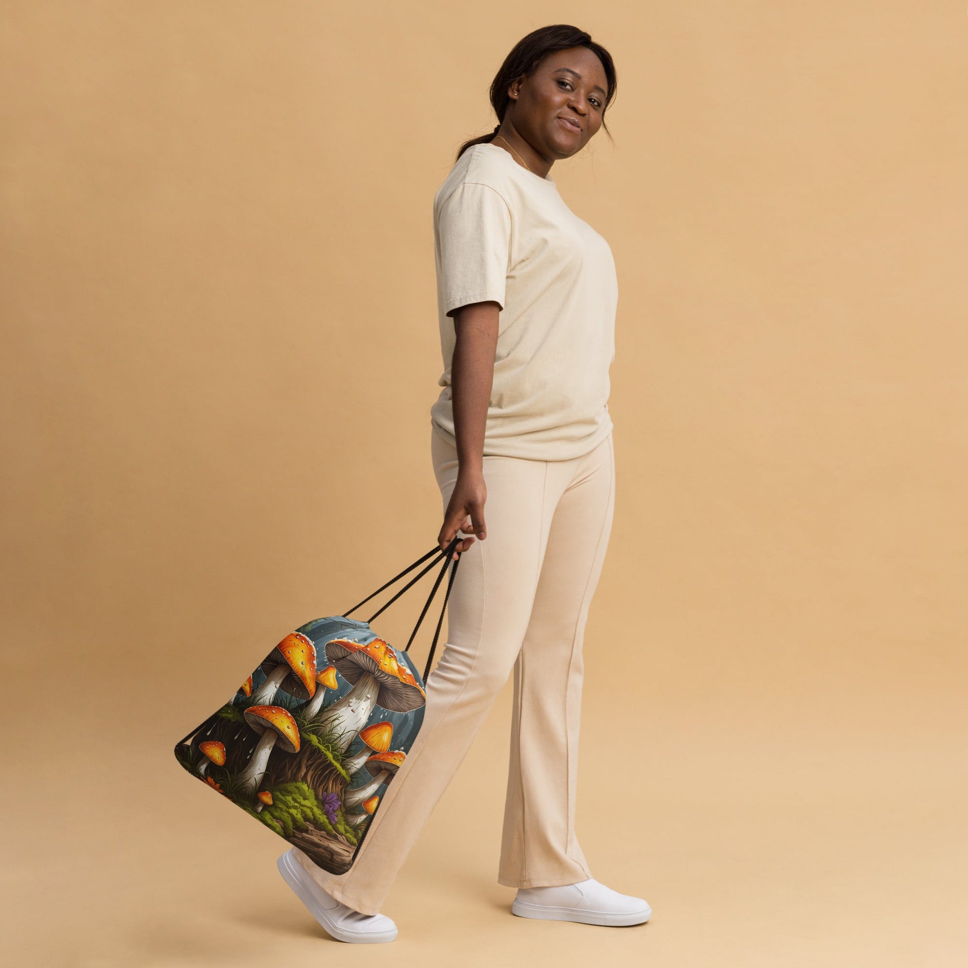 Rainy Day Drawstring Bag - Drawstring Bag - Discovery Co.