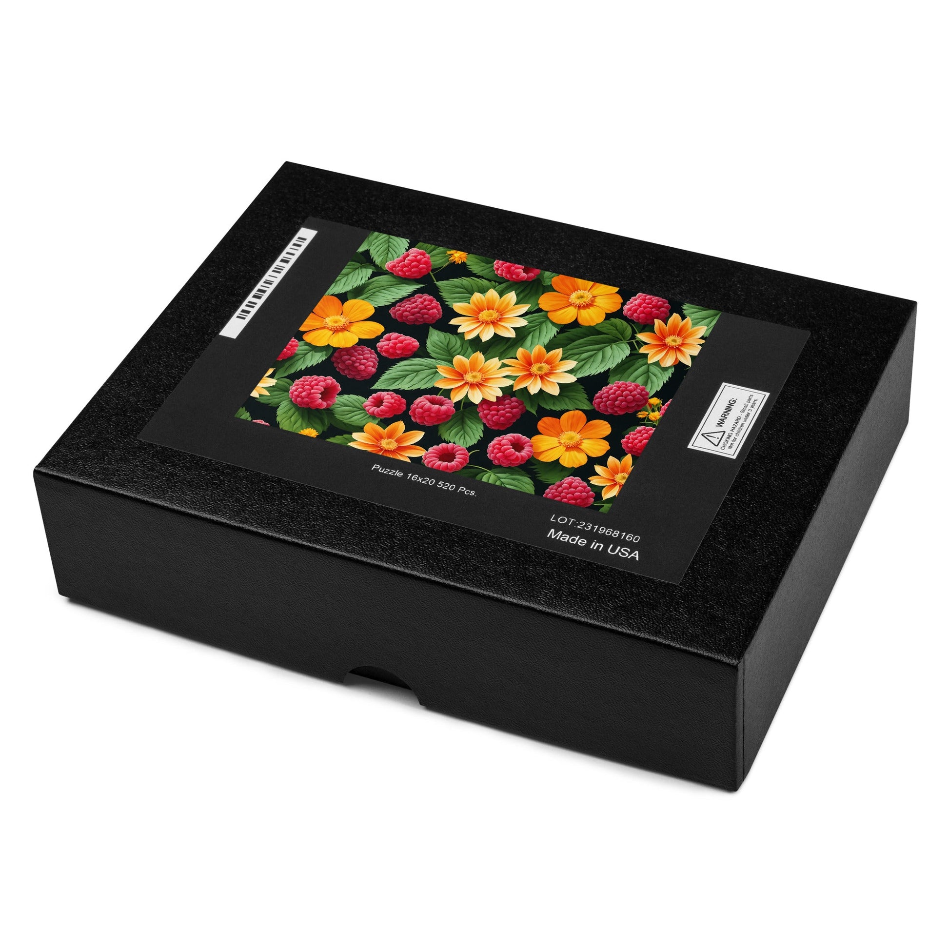 Raspberries and Orange Flowers Jigsaw Puzzle - Puzzle - Discovery Co.