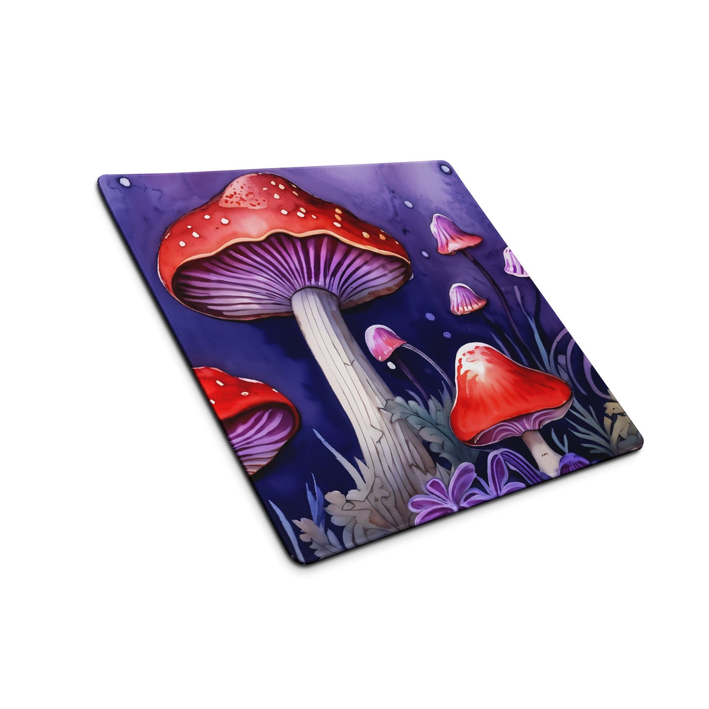 Red and Purple Forest Mushrooms Gaming Mouse Pad - Mouse Pads - Discovery Co.