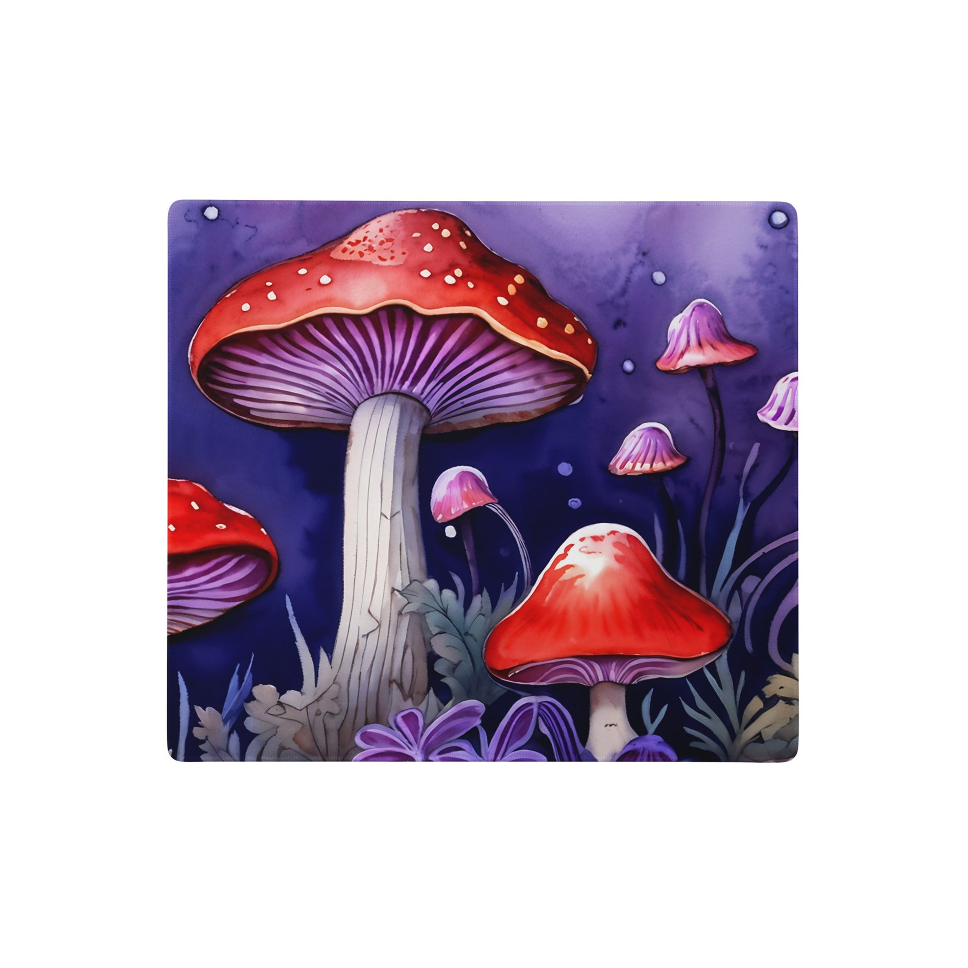 Red and Purple Forest Mushrooms Gaming Mouse Pad - Mouse Pads - Discovery Co.