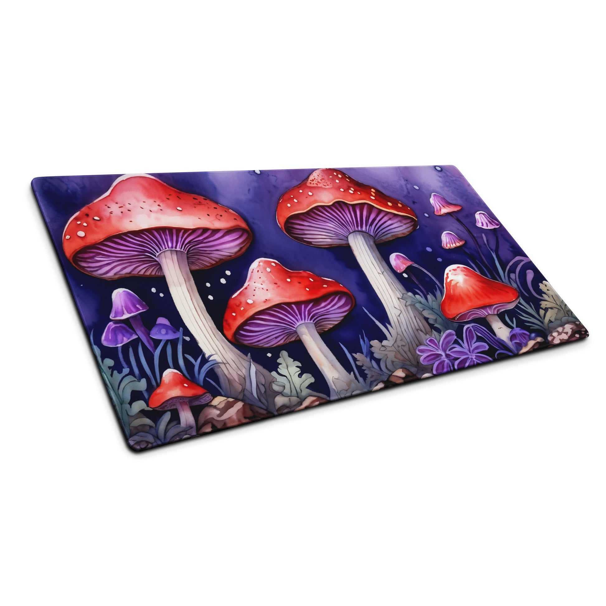 Red and Purple Forest Mushrooms Gaming Mouse Pad - Mouse Pads - Discovery Co.