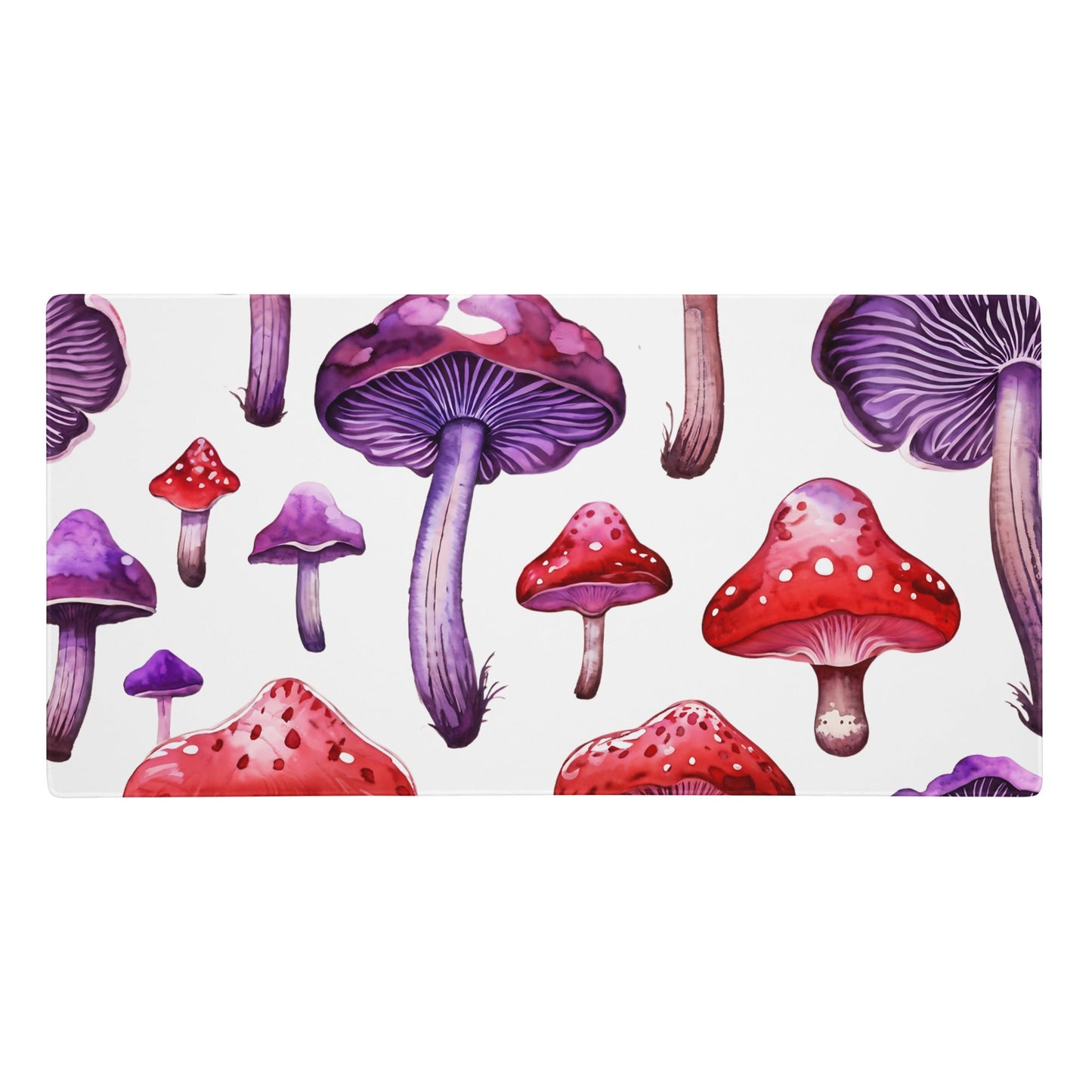 Red and Purple Mushrooms Gaming Mouse Pad - Mouse Pads - Discovery Co.