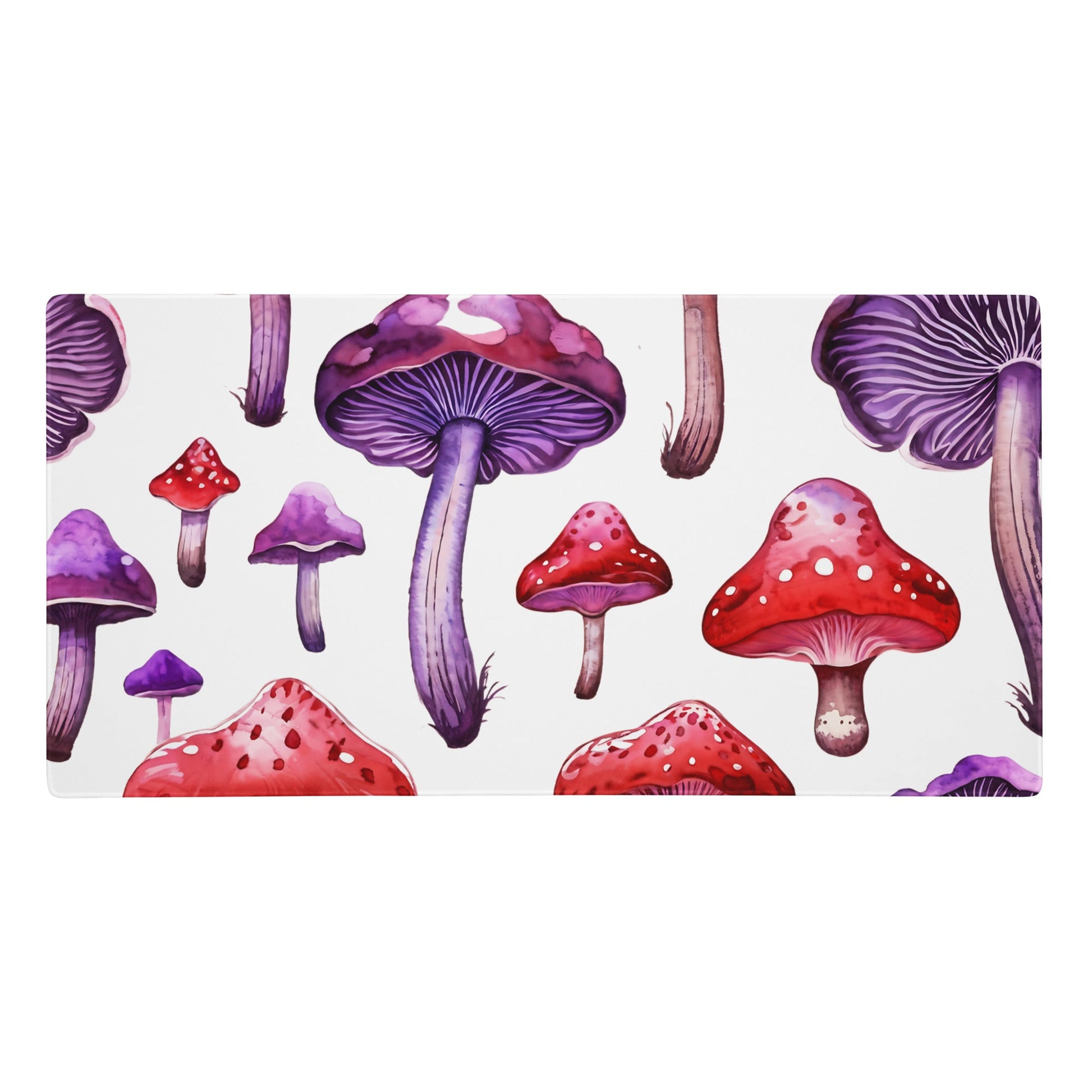 Red and Purple Mushrooms Gaming Mouse Pad - Mouse Pads - Discovery Co.