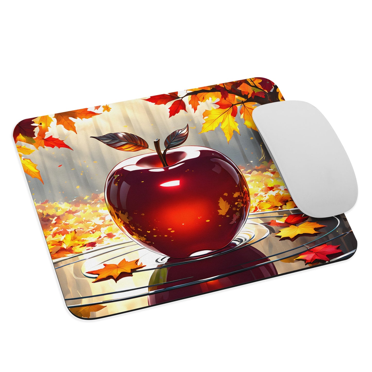 Red Apple Mouse Pad - Mouse Pads - Discovery Co.