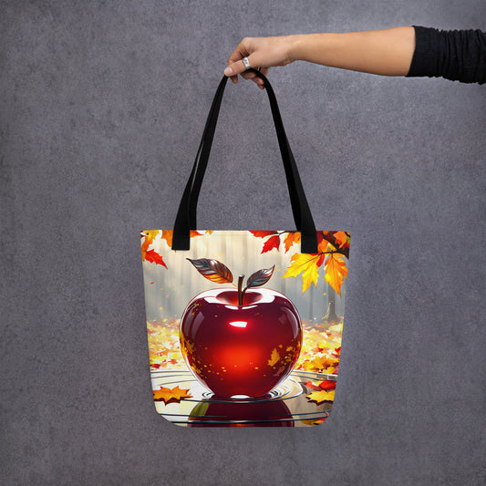 Red Apple Tote Bag - Tote Bags - Discovery Co.