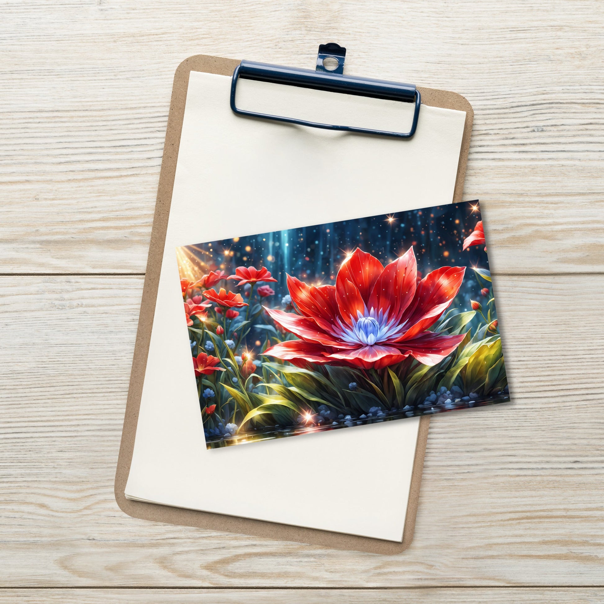 Red Flower Standard Postcard - Post Cards - Discovery Co.