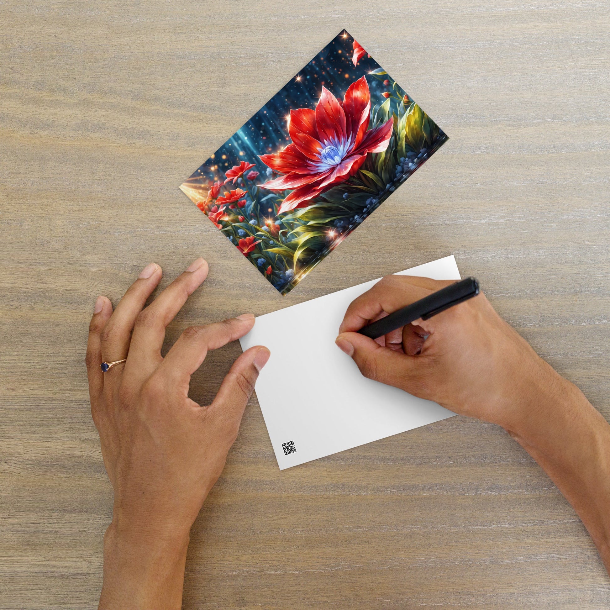 Red Flower Standard Postcard - Post Cards - Discovery Co.