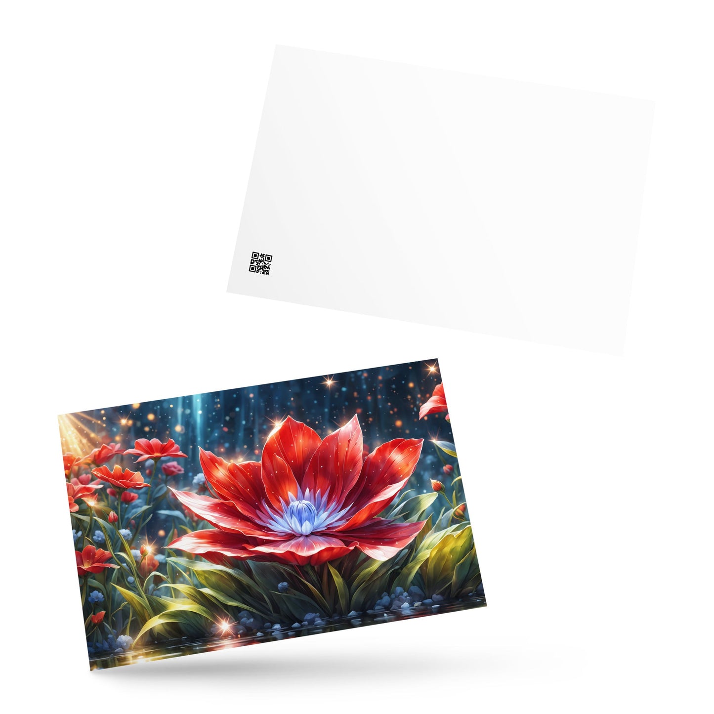 Red Flower Standard Postcard - Post Cards - Discovery Co.