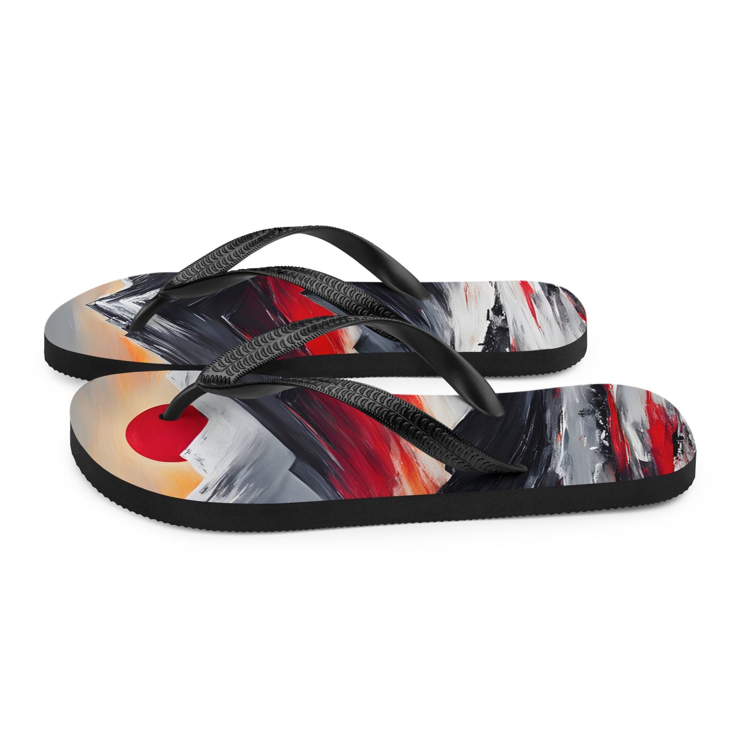 Red Sun Over Mountains Flip - Flops - Footwear - Discovery Co.