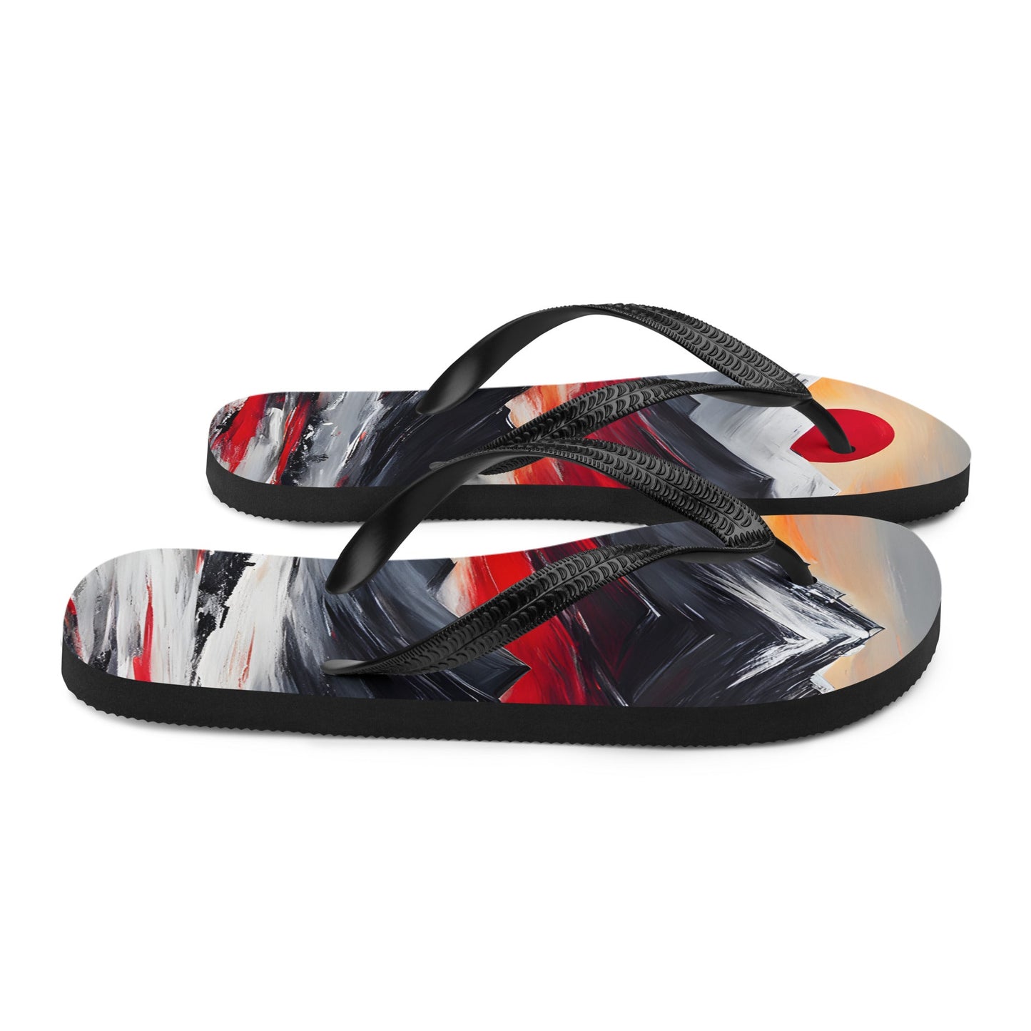 Red Sun Over Mountains Flip - Flops - Footwear - Discovery Co.