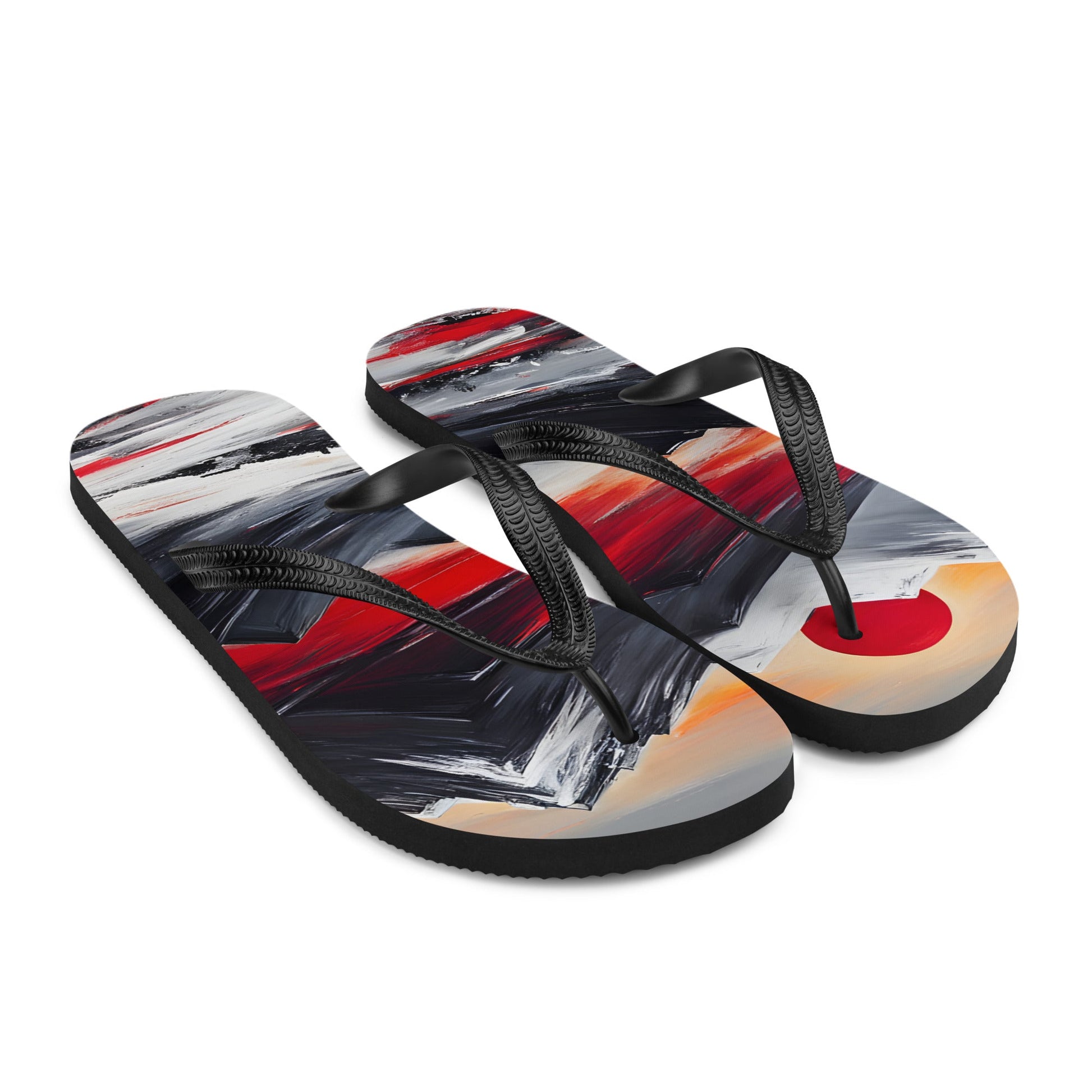 Red Sun Over Mountains Flip - Flops - Footwear - Discovery Co.