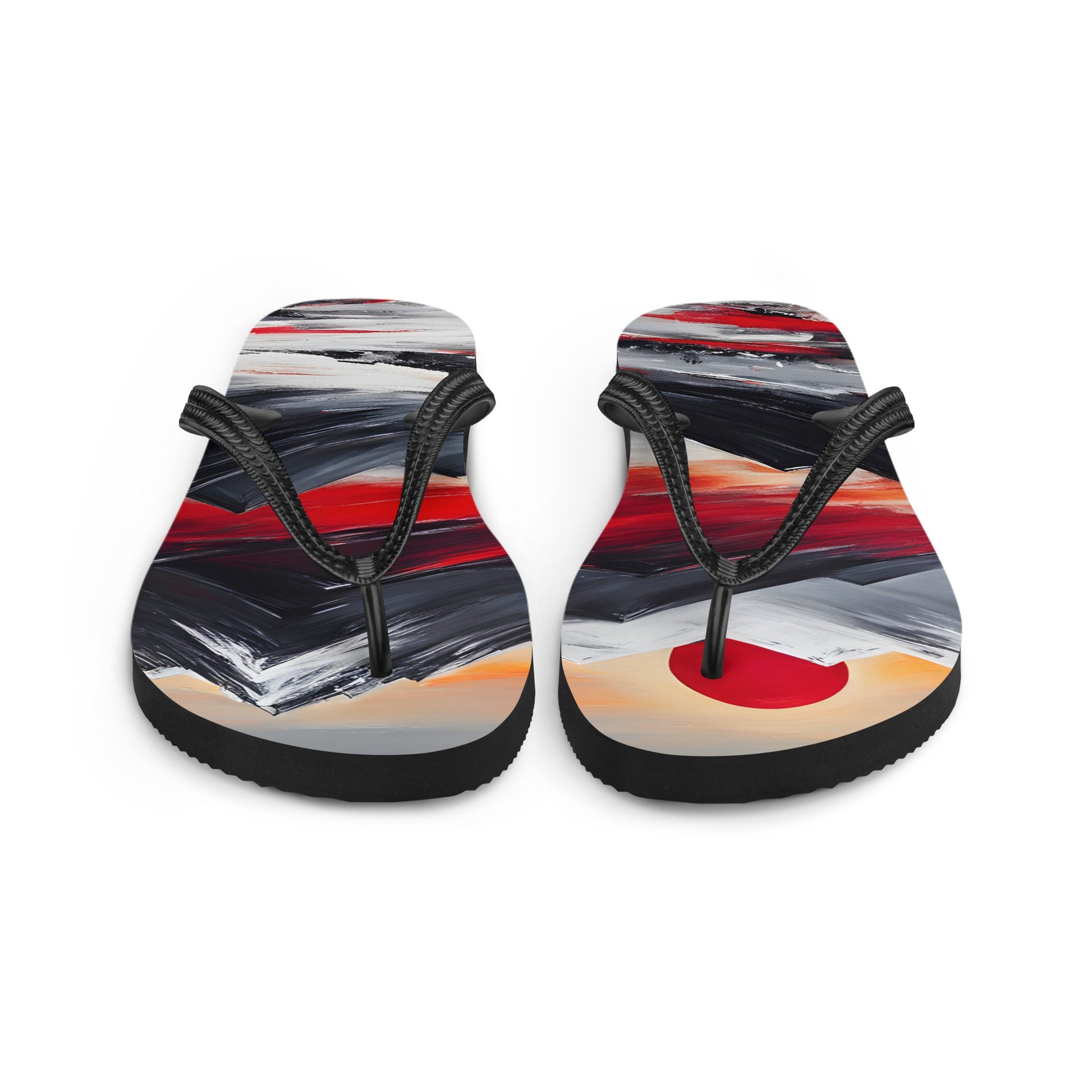 Red Sun Over Mountains Flip - Flops - Footwear - Discovery Co.