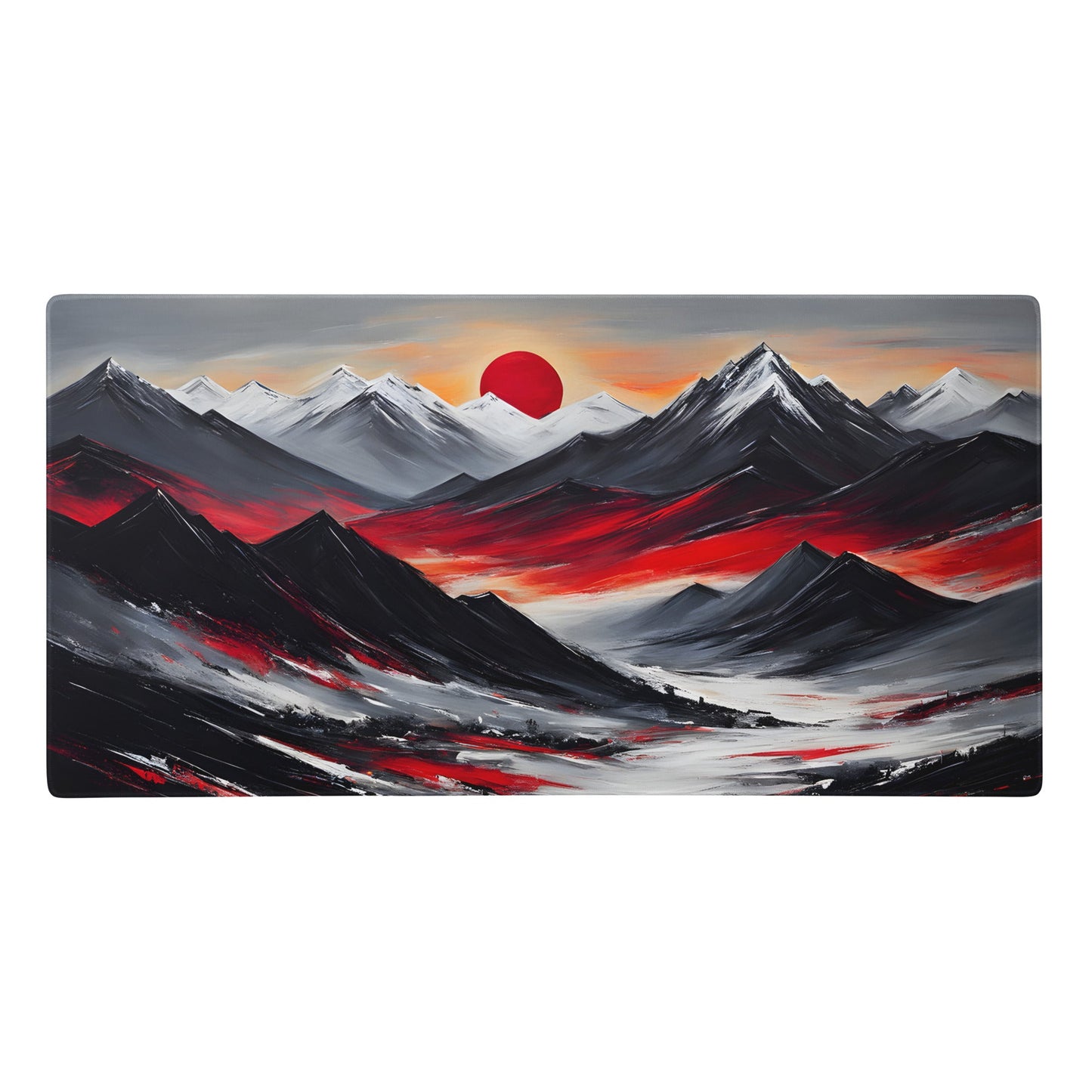 Red Sun Over Mountains Gaming Mouse Pad - Mouse Pads - Discovery Co.