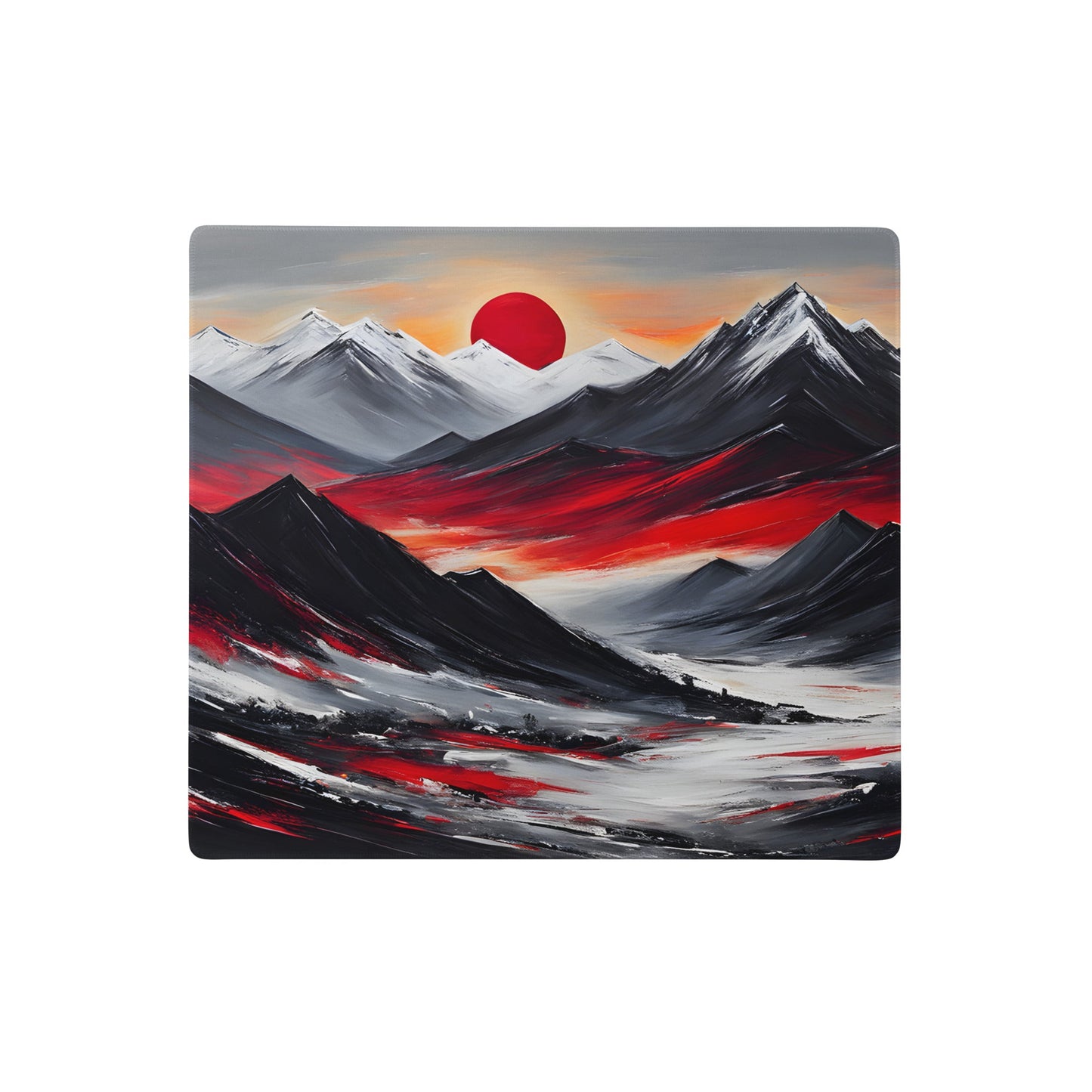 Red Sun Over Mountains Gaming Mouse Pad - Mouse Pads - Discovery Co.