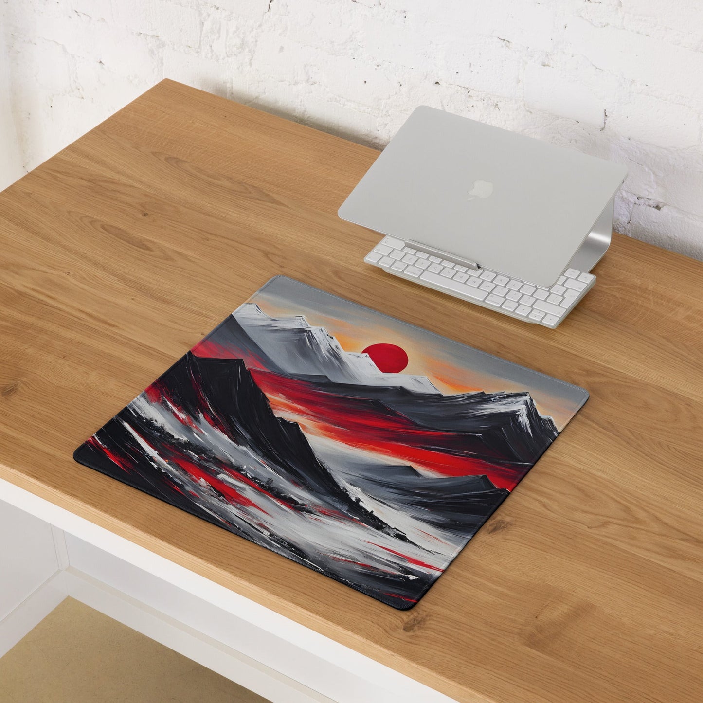 Red Sun Over Mountains Gaming Mouse Pad - Mouse Pads - Discovery Co.