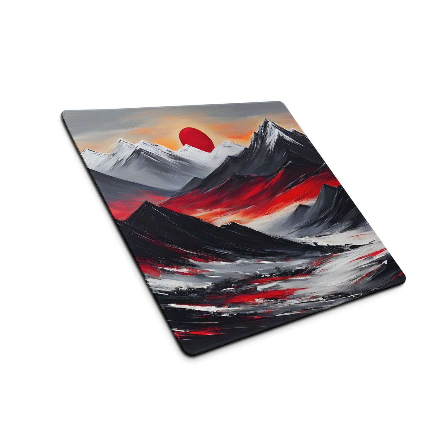 Red Sun Over Mountains Gaming Mouse Pad - Mouse Pads - Discovery Co.