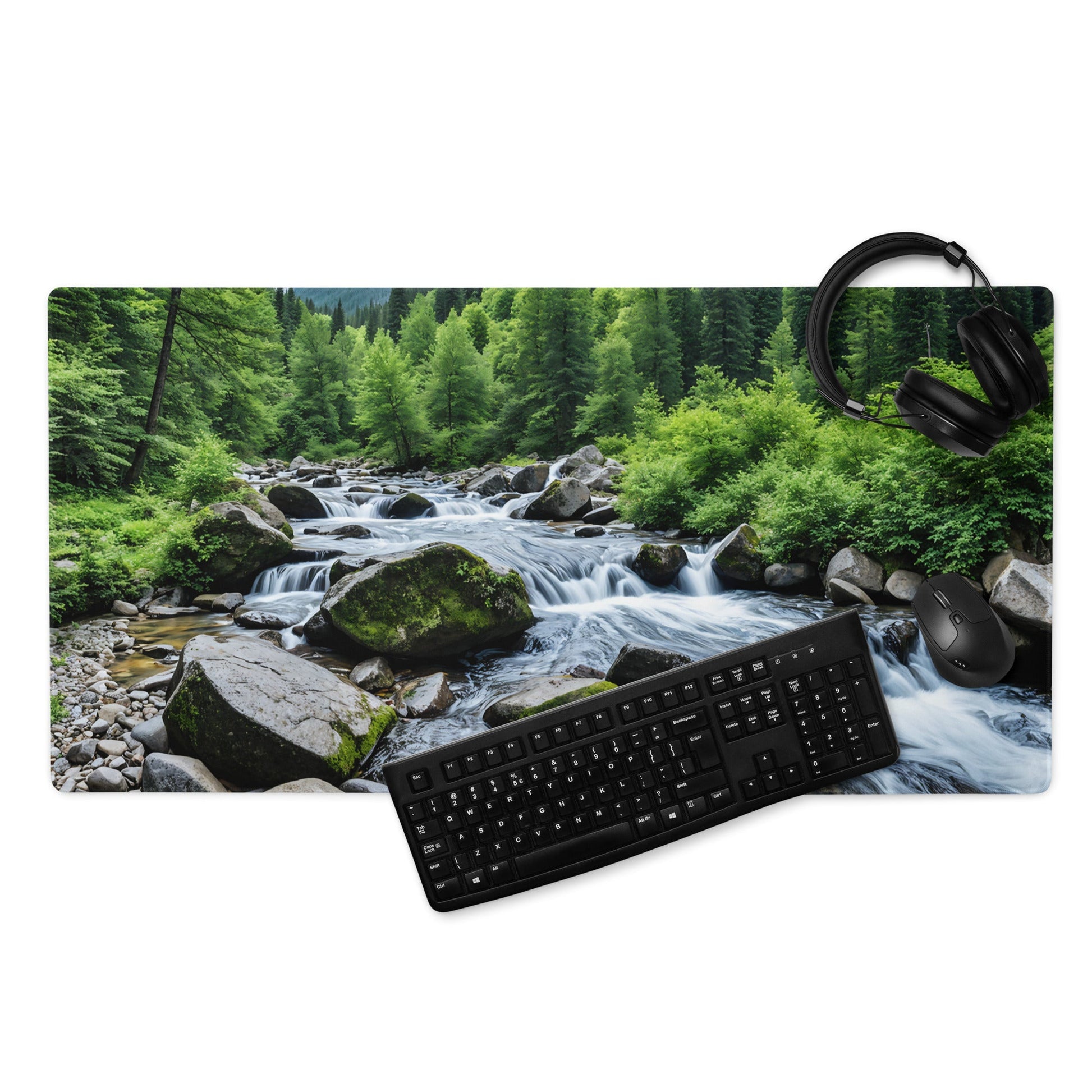 River In The Woods Gaming Mouse Pad - Mouse Pads - Discovery Co.