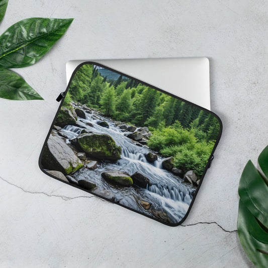 River In The Woods Laptop Sleeve - Laptop Cases - Discovery Co.