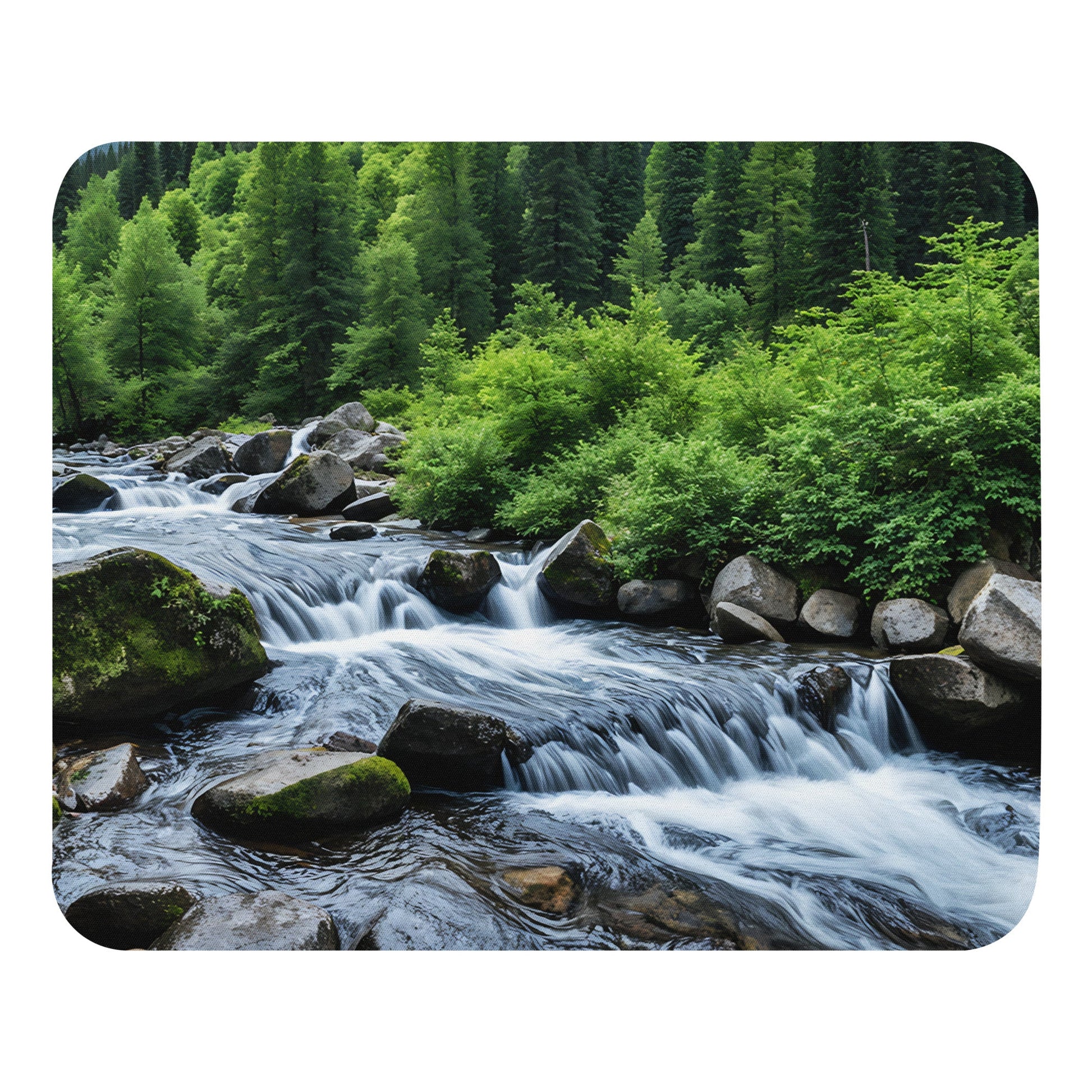 River In The Woods Mouse Pad - Mouse Pads - Discovery Co.