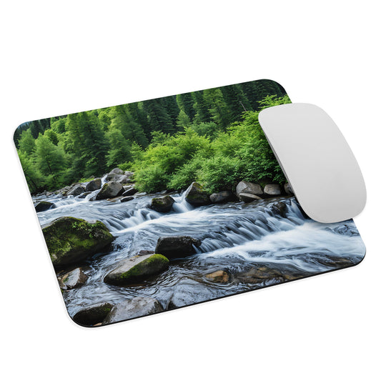 River In The Woods Mouse Pad - Mouse Pads - Discovery Co.