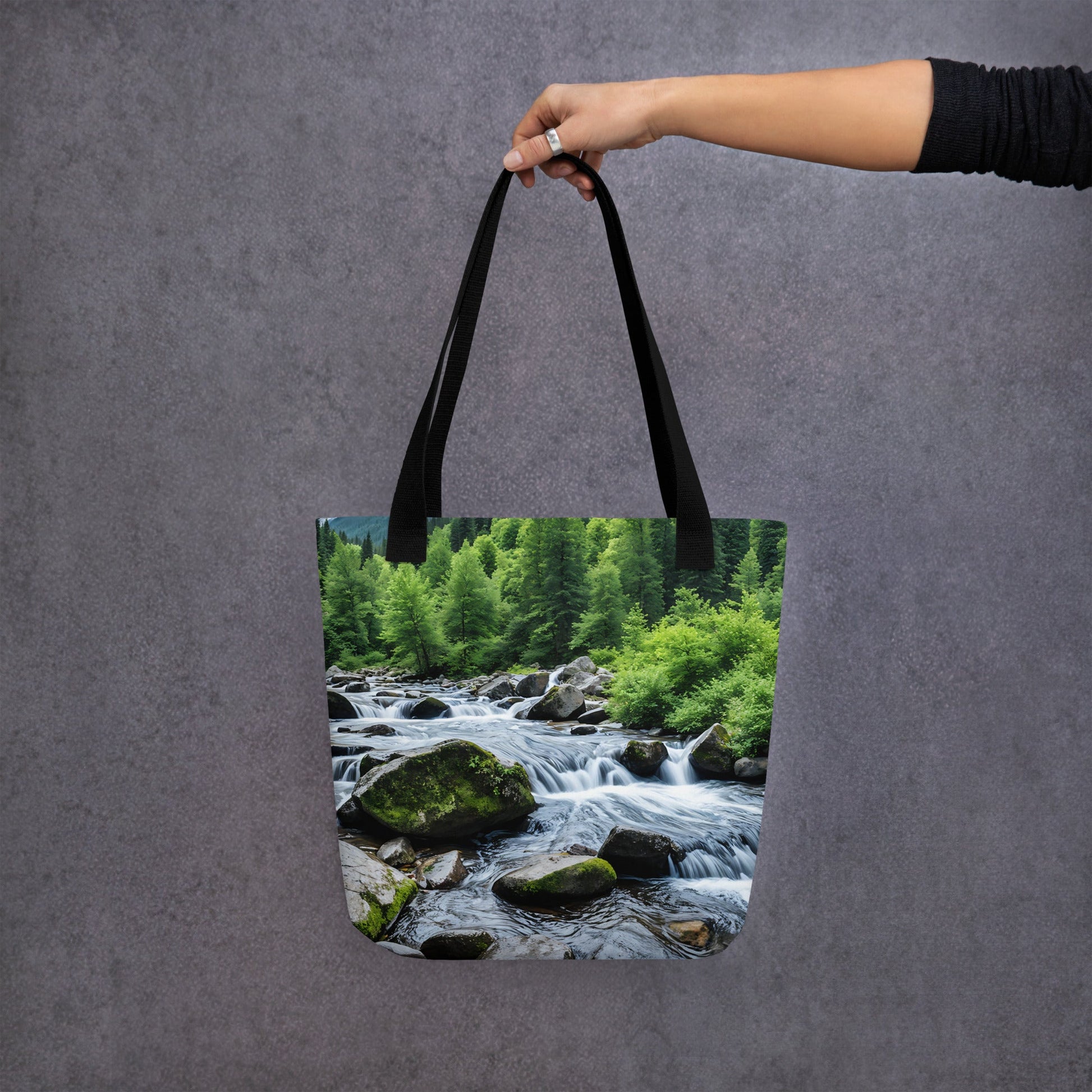 River In The Woods Tote Bag - Tote Bags - Discovery Co.