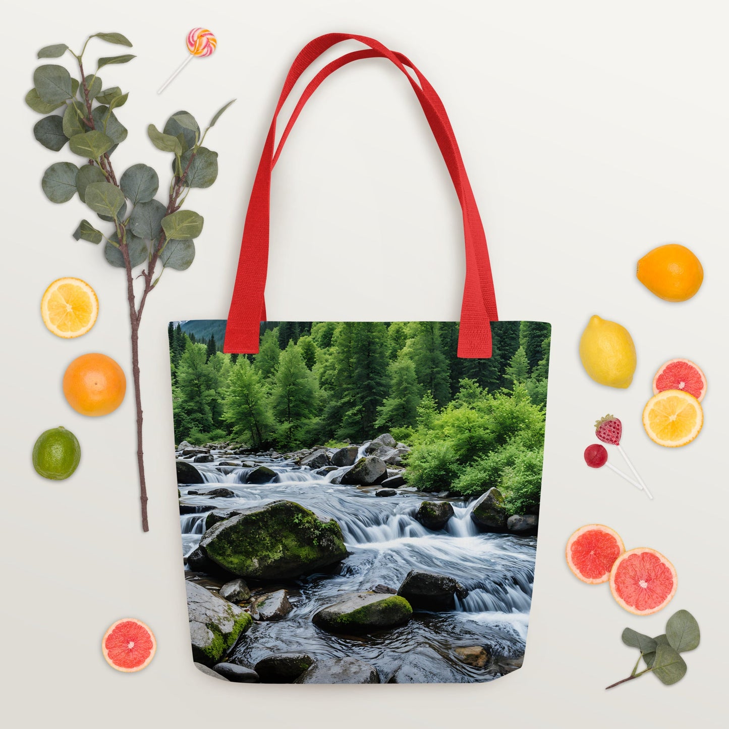 River In The Woods Tote Bag - Tote Bags - Discovery Co.