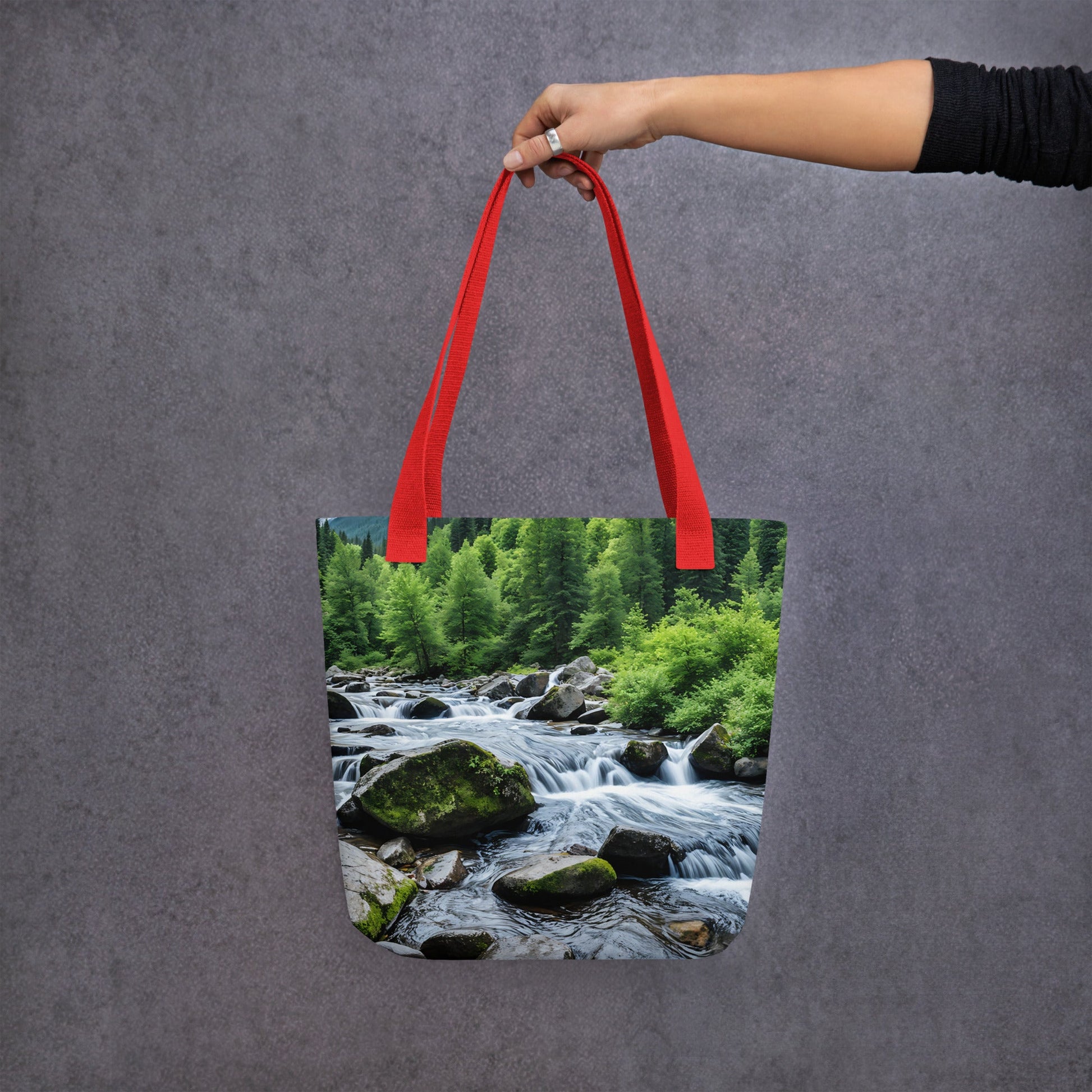 River In The Woods Tote Bag - Tote Bags - Discovery Co.