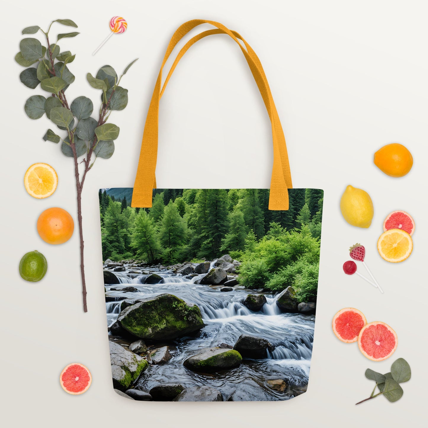 River In The Woods Tote Bag - Tote Bags - Discovery Co.