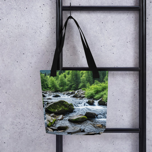 River In The Woods Tote Bag - Tote Bags - Discovery Co.