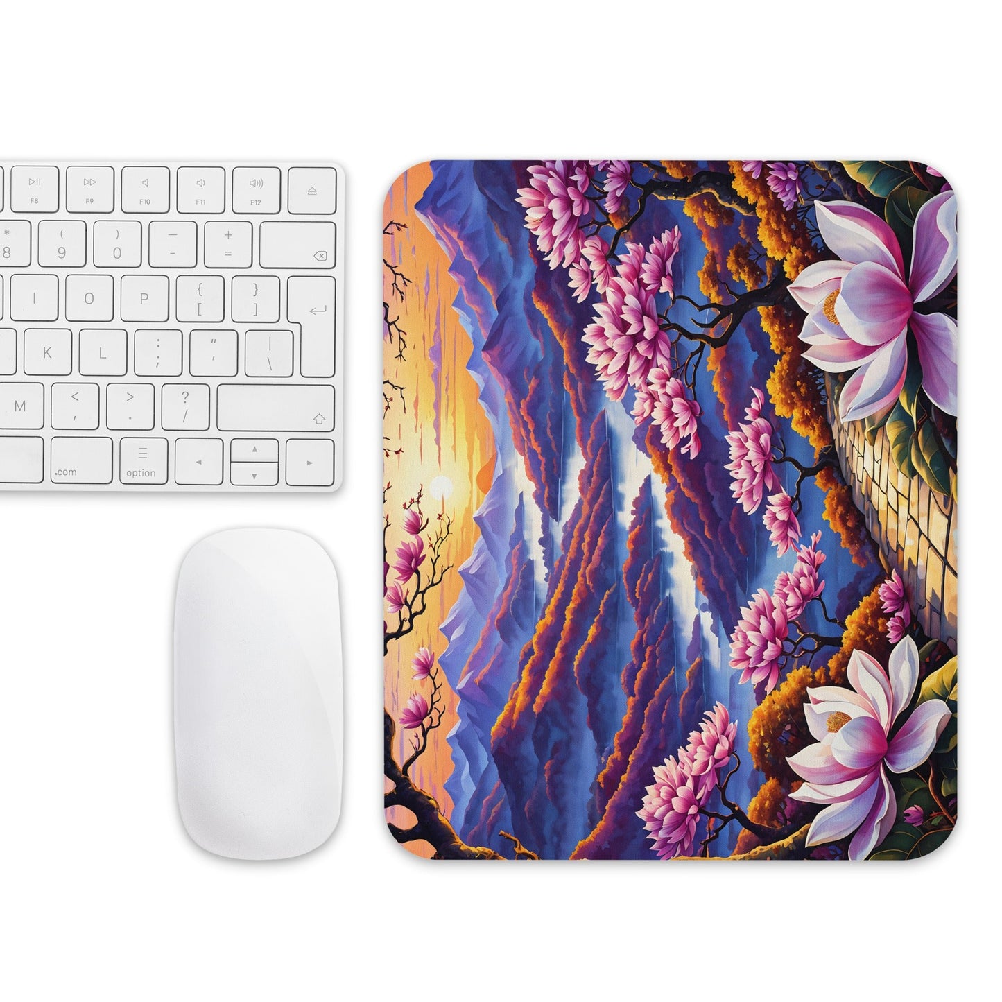 River Though Pink Valley Mouse Pad - Mouse Pads - Discovery Co.