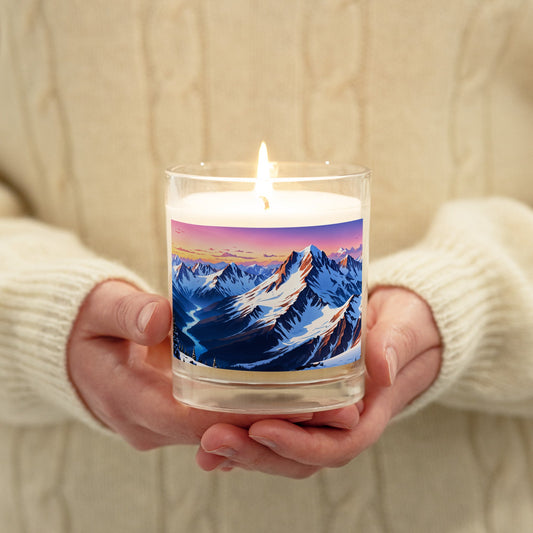 River Though The Mountains Glass Jar Soy Wax Candle - Candles - Discovery Co.