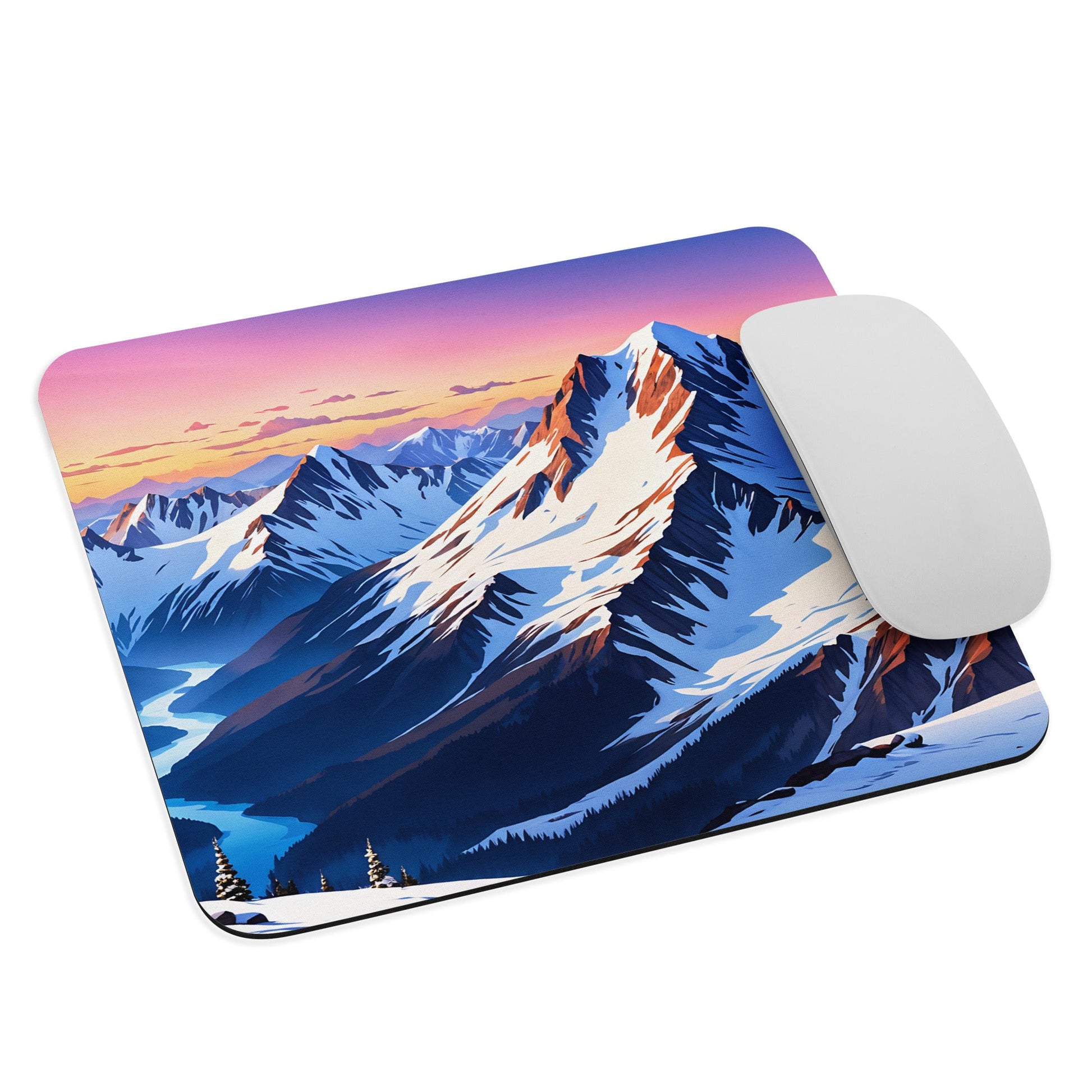 River Though The Mountains Mouse Pad - Mouse Pads - Discovery Co.