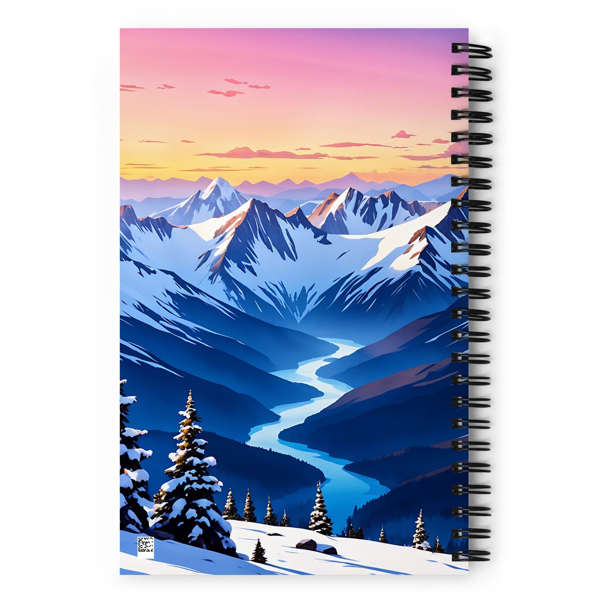 River Though The Mountains Spiral Notebook - Spiral Notebooks - Discovery Co.