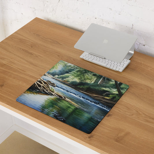 River Though The Woods Gaming Mouse Pad - Mouse Pads - Discovery Co.