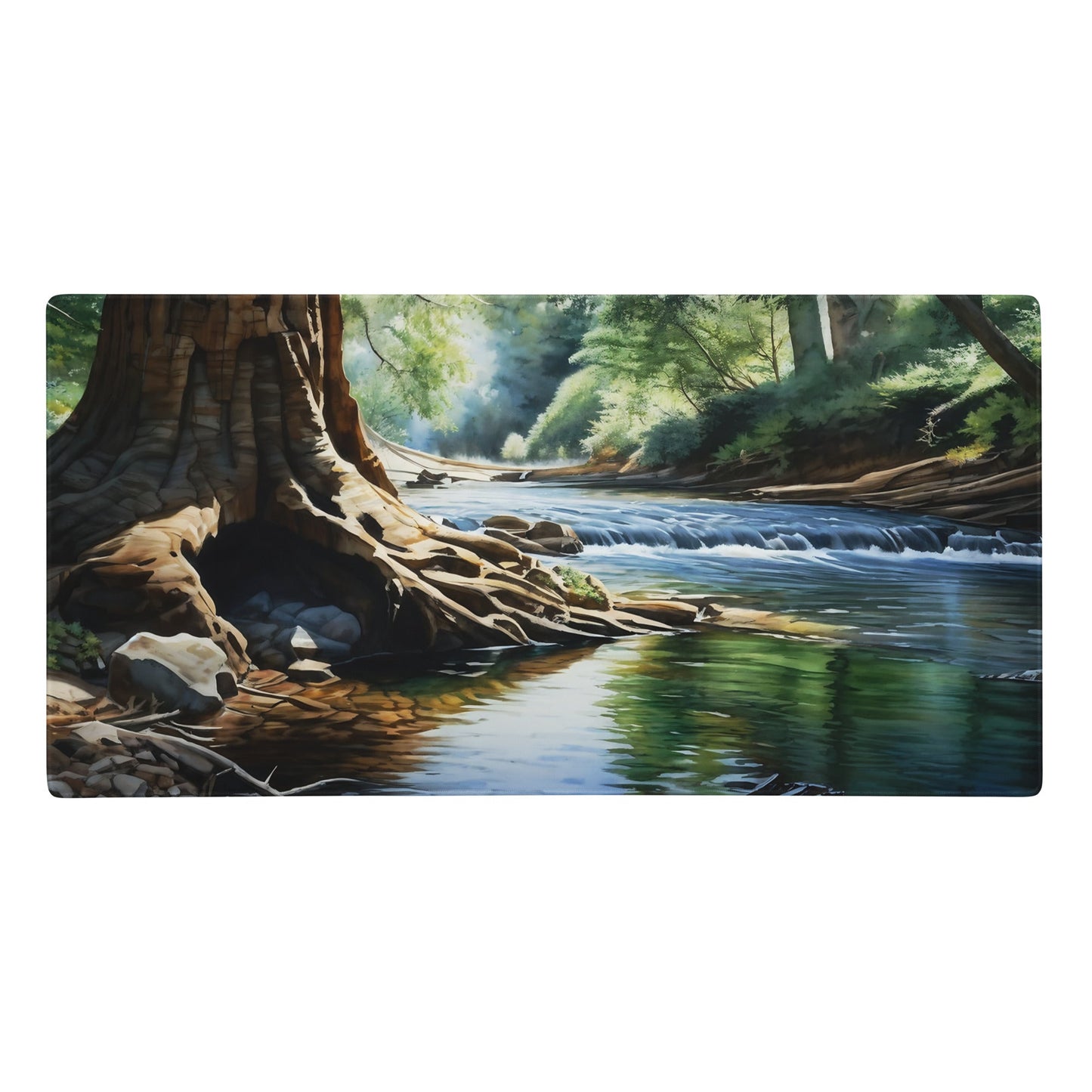 River Though The Woods Gaming Mouse Pad - Mouse Pads - Discovery Co.