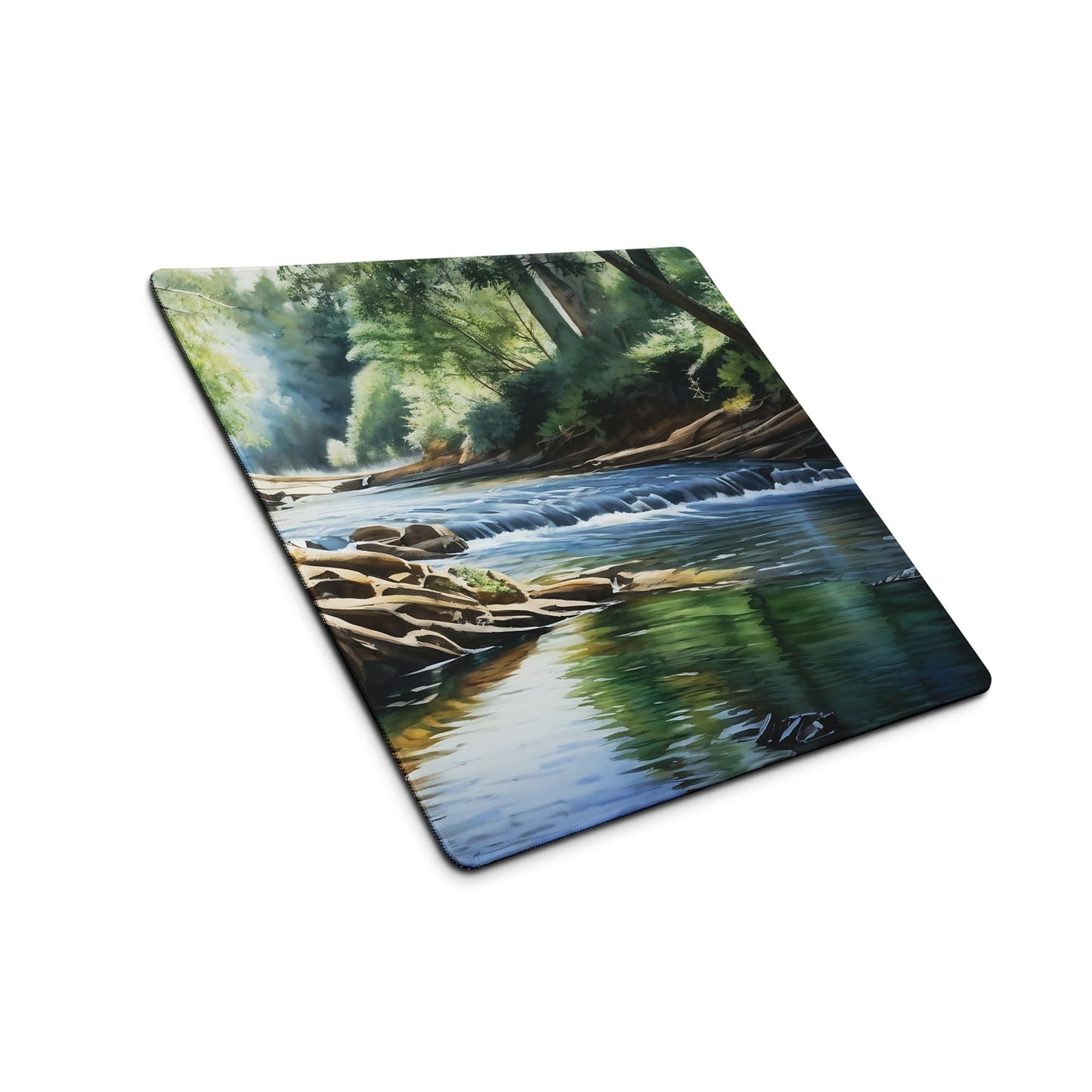 River Though The Woods Gaming Mouse Pad - Mouse Pads - Discovery Co.