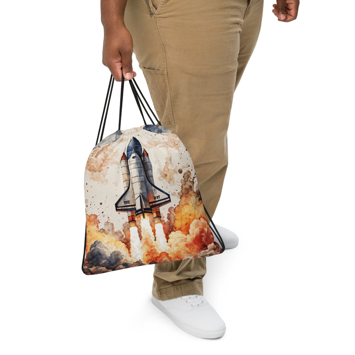 Rocket Drawstring Bag - Drawstring Bag - Discovery Co.