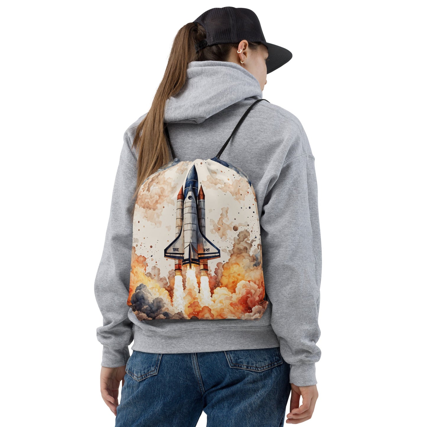 Rocket Drawstring Bag - Drawstring Bag - Discovery Co.