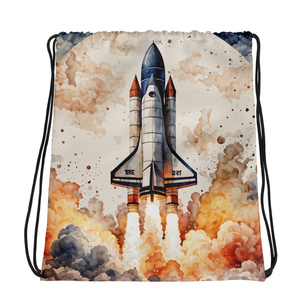 Rocket Drawstring Bag - Drawstring Bag - Discovery Co.