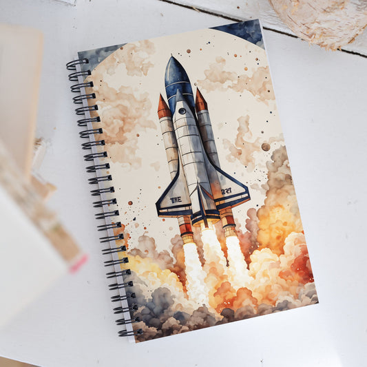 Rocket Spiral Notebook - Spiral Notebooks - Discovery Co.