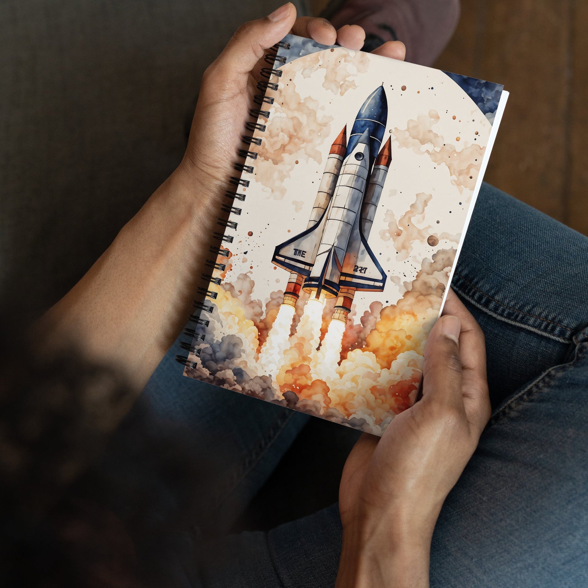 Rocket Spiral Notebook - Spiral Notebooks - Discovery Co.