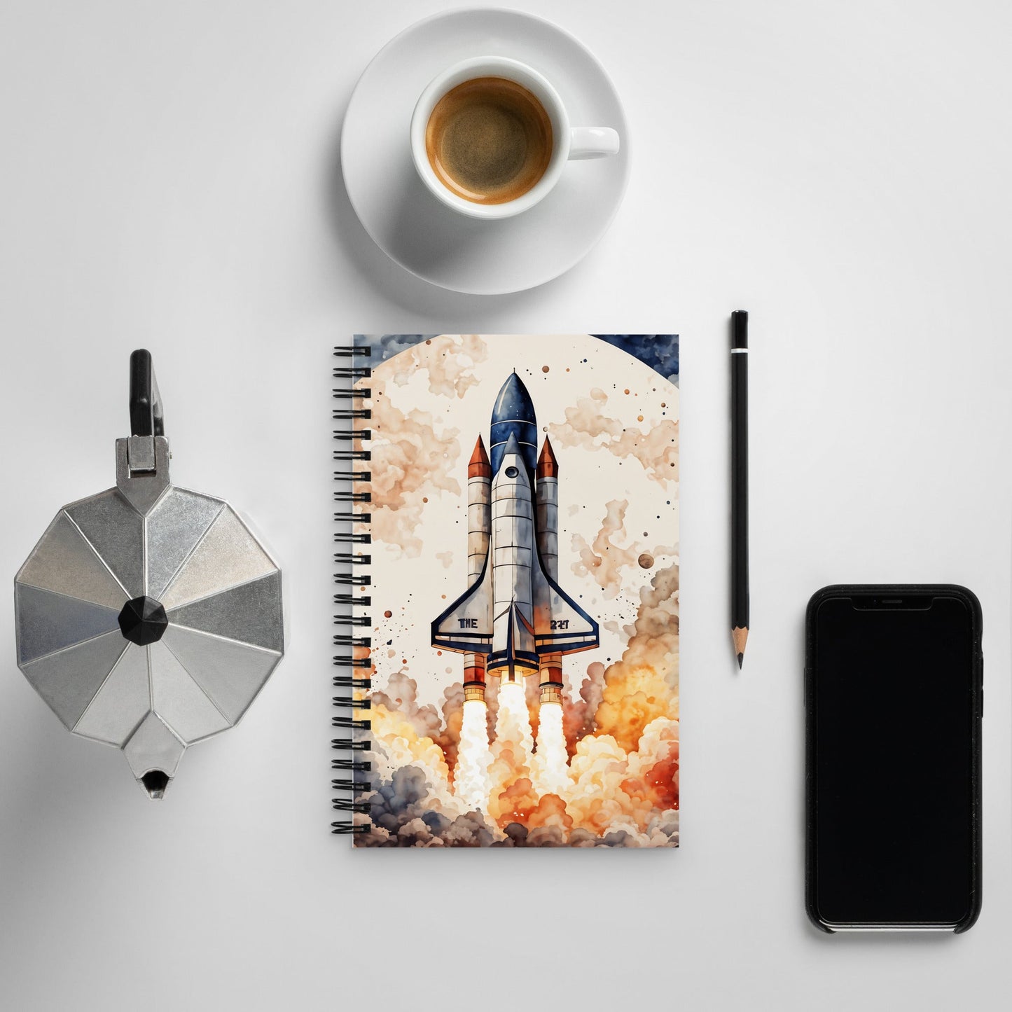 Rocket Spiral Notebook - Spiral Notebooks - Discovery Co.