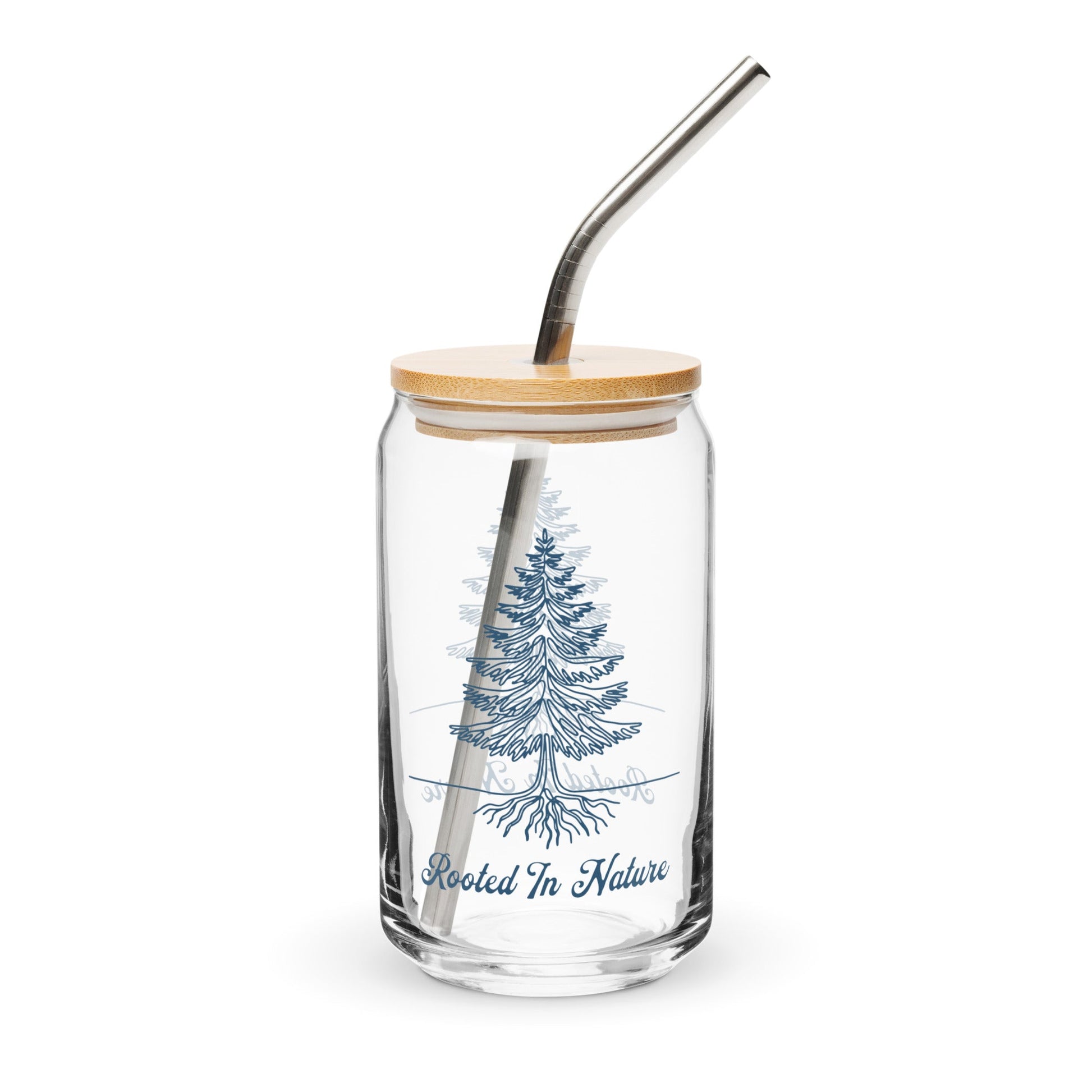 Rooted In Nature Can - Shaped Glass - Can - Shaped Glass - Discovery Co.