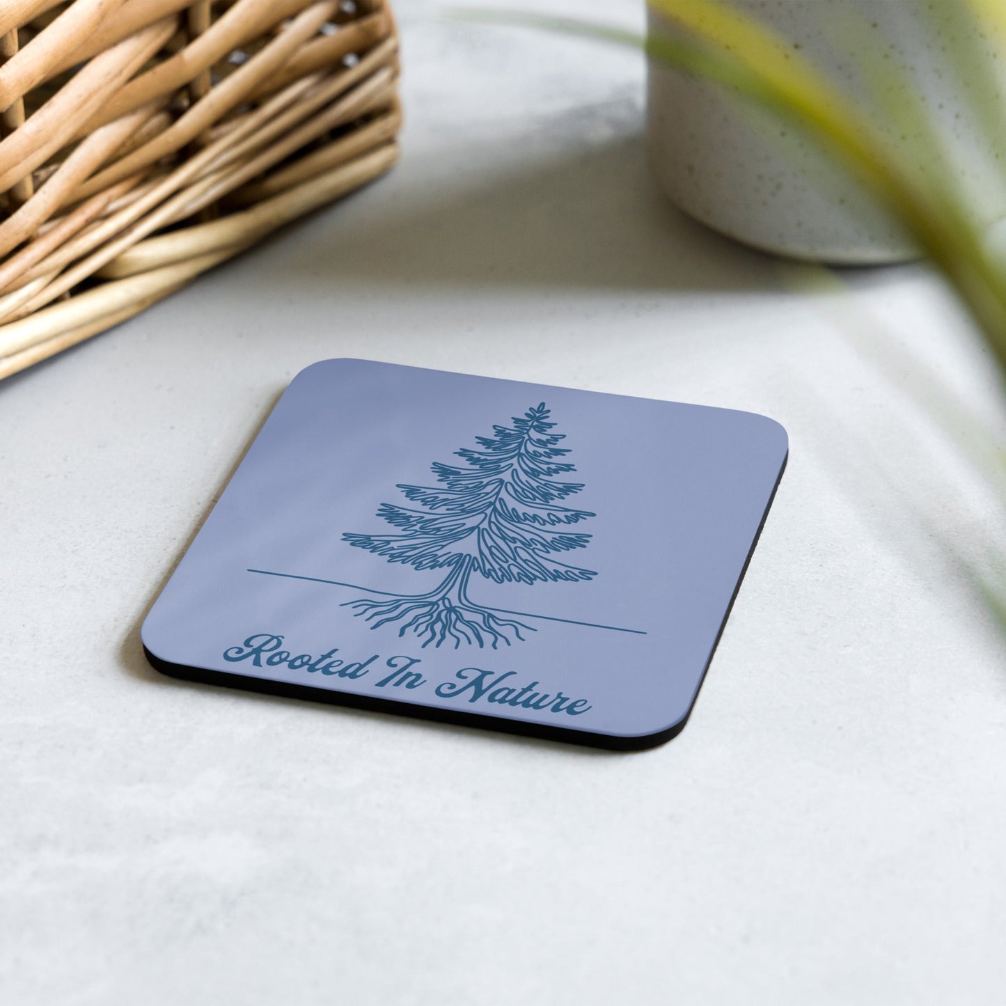 Rooted In Nature Cork - Back Coaster - Coasters - Discovery Co.