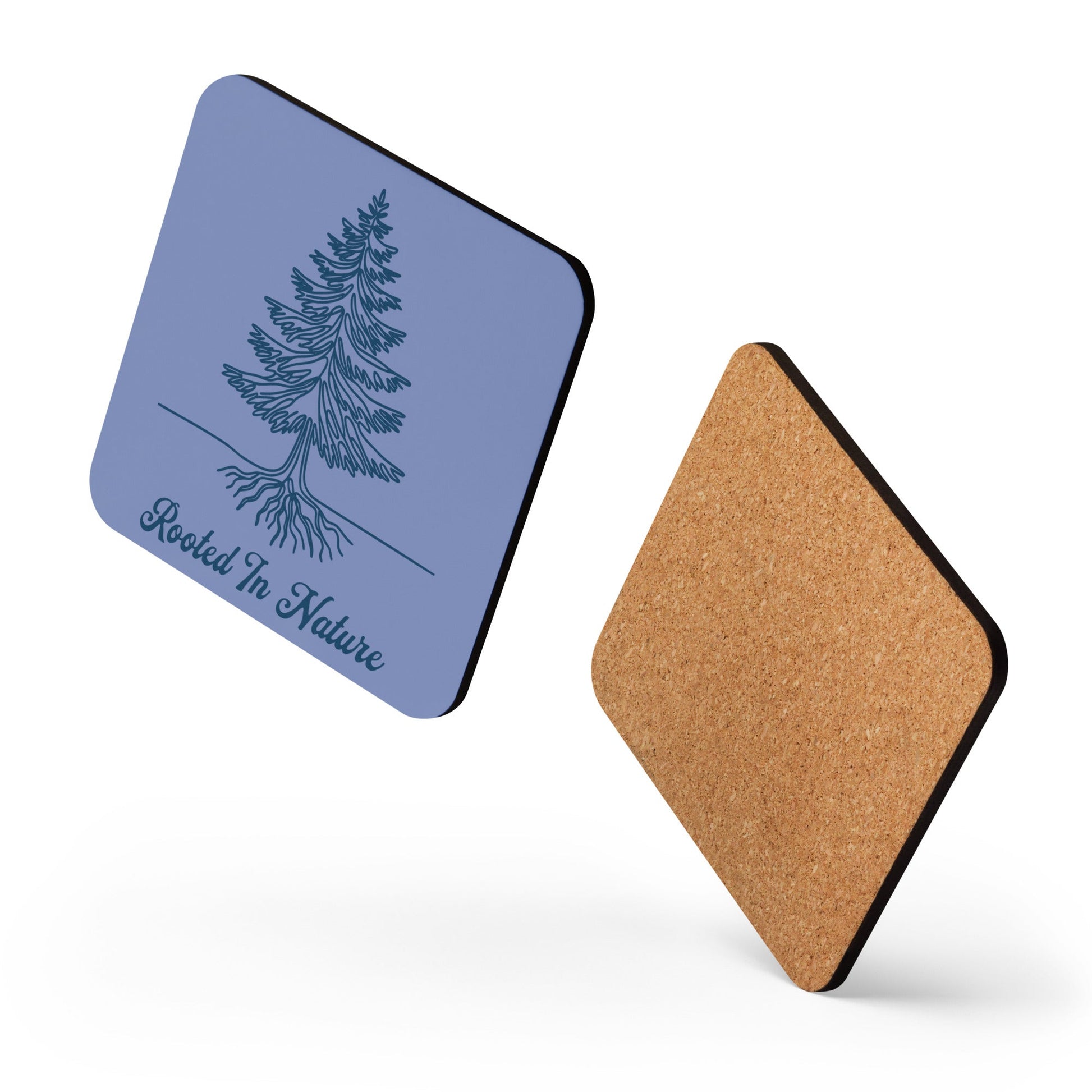 Rooted In Nature Cork - Back Coaster - Coasters - Discovery Co.