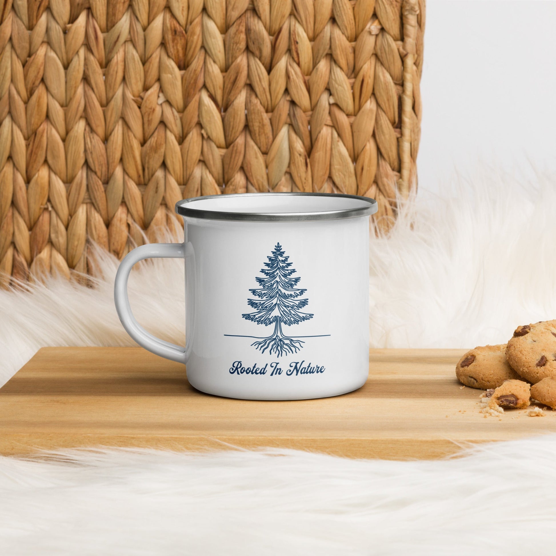 Rooted In Nature Enamel Mug - Mugs - Discovery Co.